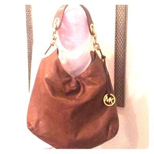 Michael Kors Leather Hobo Bag